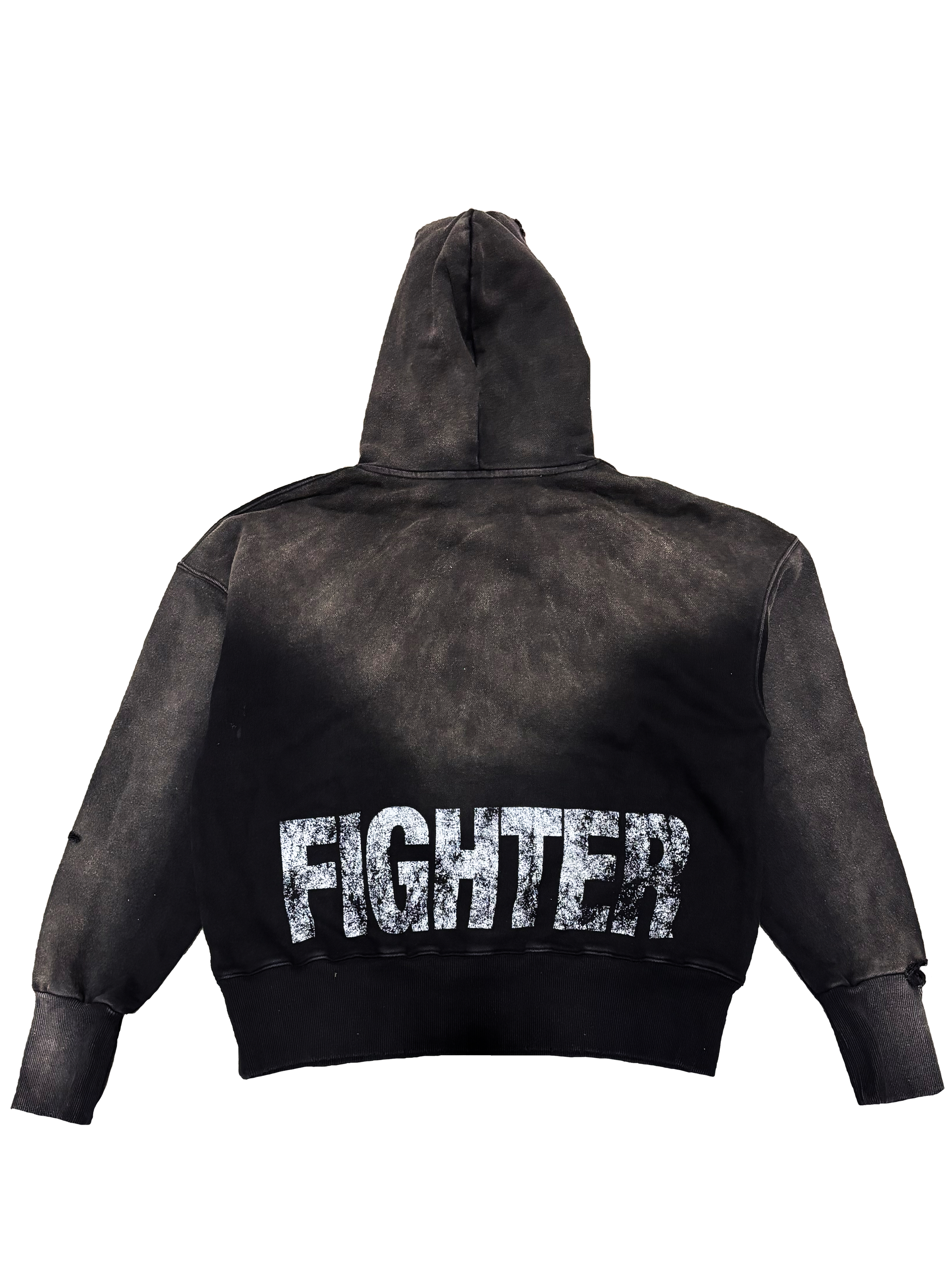 PIERCED PULLOVER HOODIE